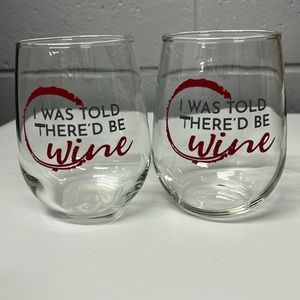 4 count Stemless Wine Glasses